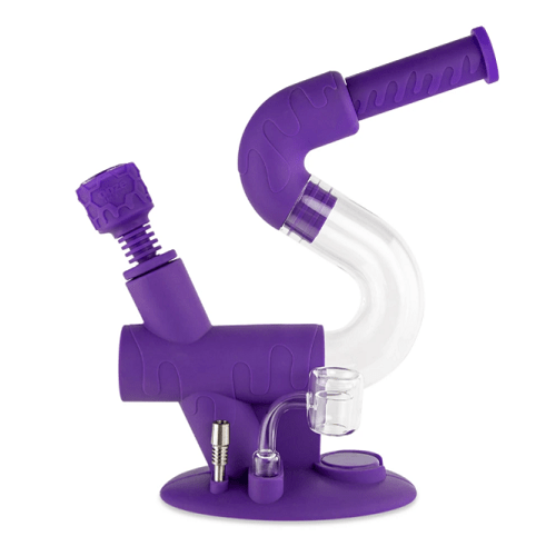 Ooze Swerve Silicone Water Pipe & Nectar Collector