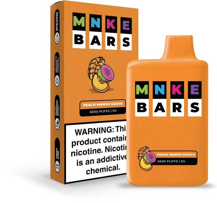 MNKE Bars Disposable Vape (5%, 6500 Puffs)