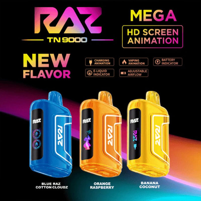 RAZ TN9000 Disposable Vape (5%, 9000 Puffs)