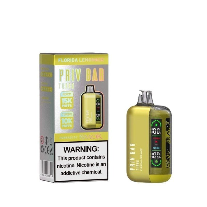 SMOK PRIV Bar Turbo Disposable Vape (5%, 15000 Puffs)