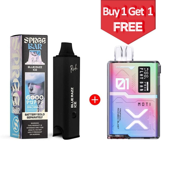 Spree Bar 6000 Diposable Starter Pack (5%, 6000 Puffs)