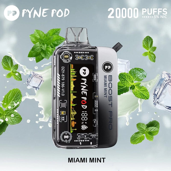 Pyne Pod Boost Pro Disposable Vape  (0% & 5%, 20000 Puffs)