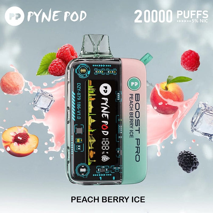 Pyne Pod Boost Pro Disposable Vape  (0% & 5%, 20000 Puffs)