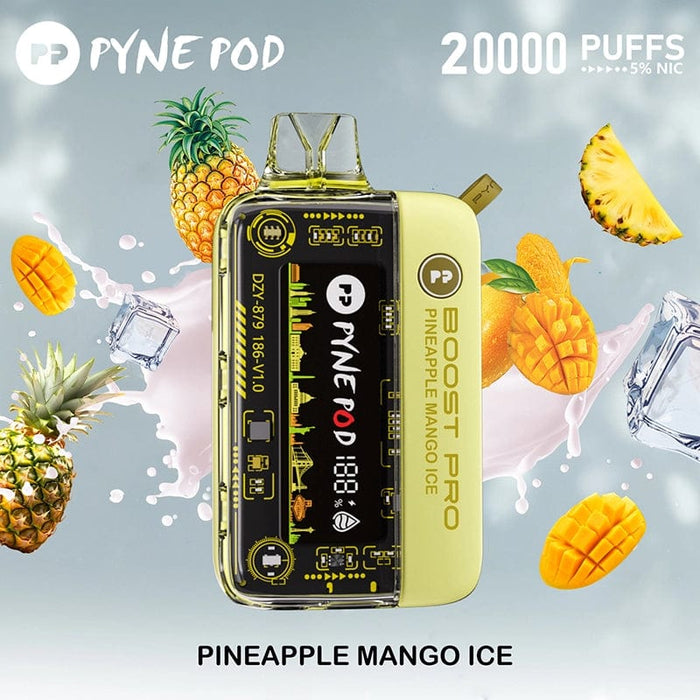 Pyne Pod Boost Pro Disposable Vape  (0% & 5%, 20000 Puffs)