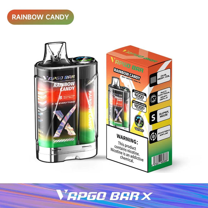 VAPGO BAR X 12K Disposable Vape  (5%, 12000 Puffs)