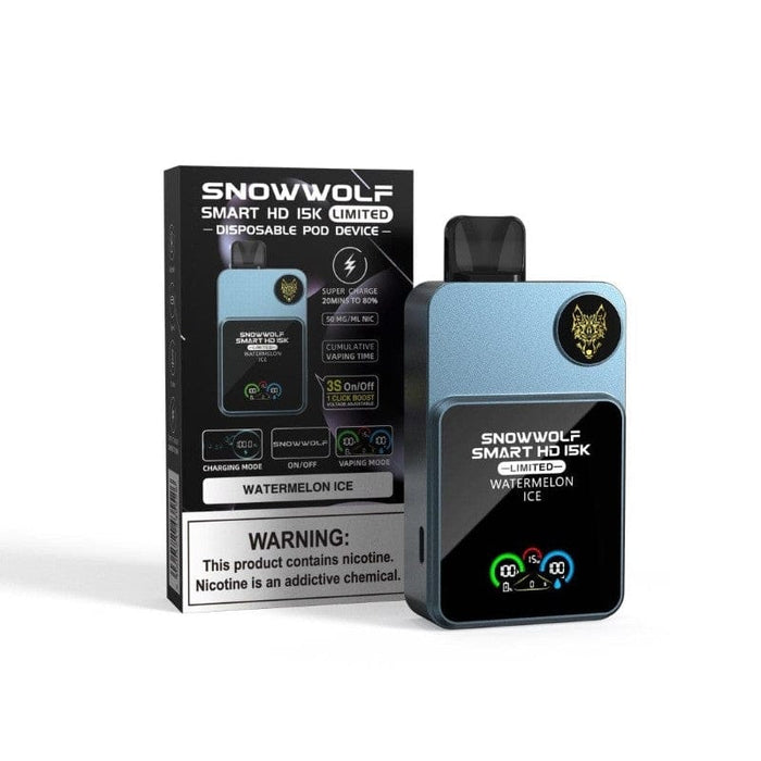 SnowWolf Smart HD 15K Disposable Vape (5%, 15000 Puffs)