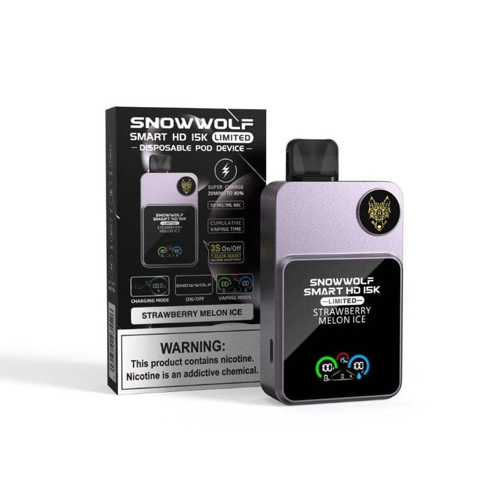 SnowWolf Smart HD 15K Disposable Vape (5%, 15000 Puffs)