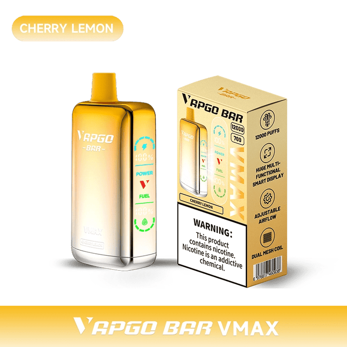 VAPGO BAR Vmax Disposable Vape  (5%, 12000 Puffs)