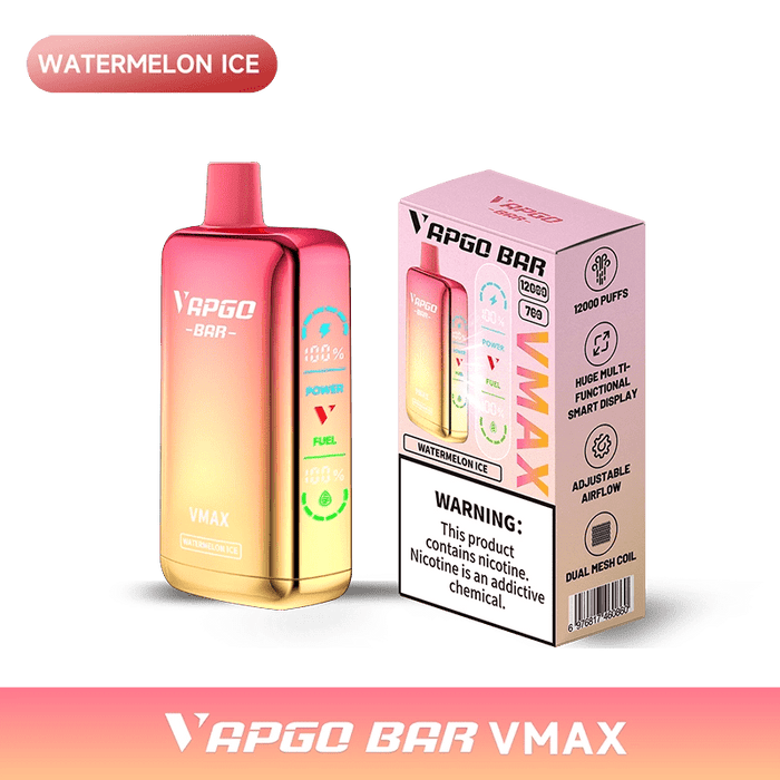 VAPGO BAR Vmax Disposable Vape  (5%, 12000 Puffs)