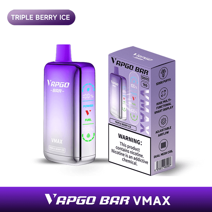 VAPGO BAR Vmax Disposable Vape  (5%, 12000 Puffs)