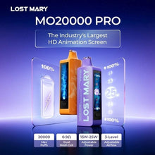 Load image into Gallery viewer, Lost Mary MO20000 Pro Disposable Vape (5%, 20000 Puffs)
