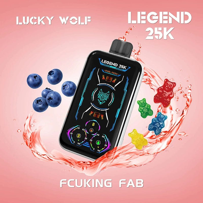 SnowWolf Lucky Wolf Legend 25K Disposable Vape (5%, 25000 Puffs)