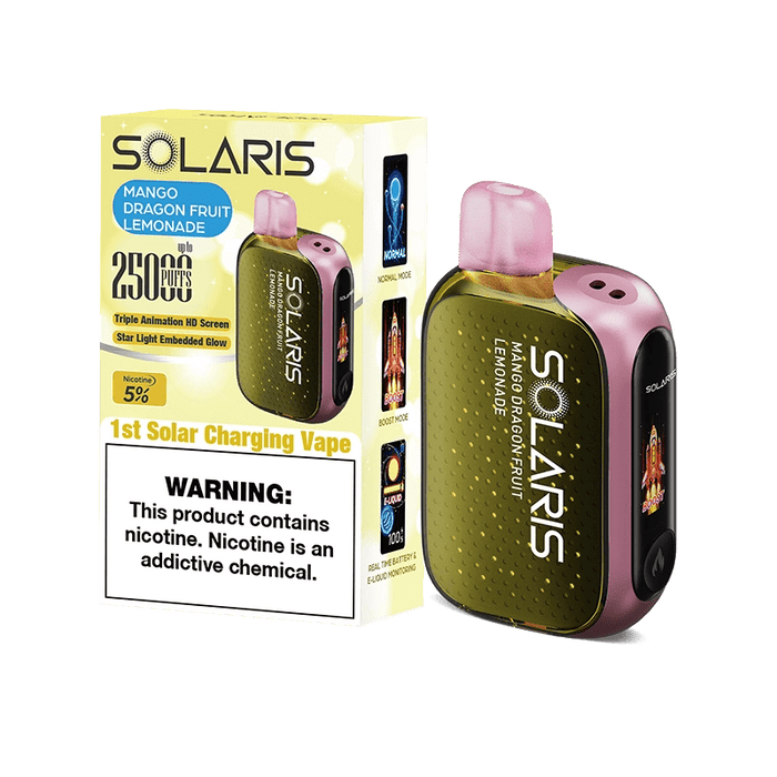 Solaris 25000 Disposable Vape (5%, 25000 Puffs)