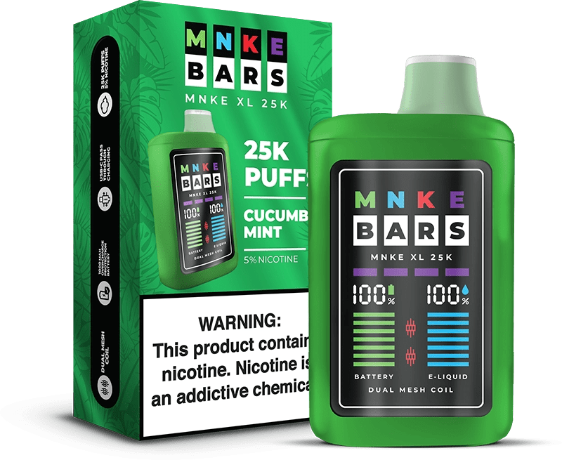 MNKE Bars XL 25K Disposable Vape (5%, 25000 Puffs)