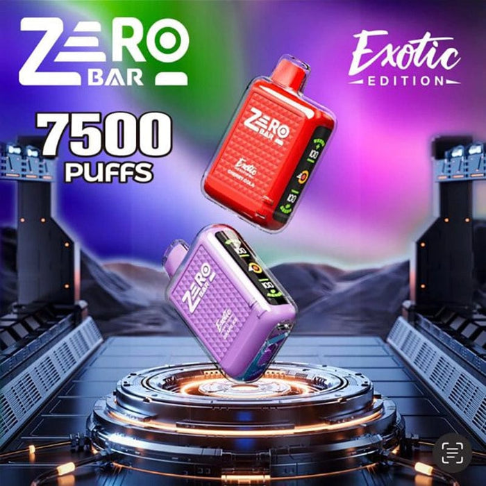 ZERO Bar Exotic Edition Disposbale Vape  (0%, 7500 Puffs)