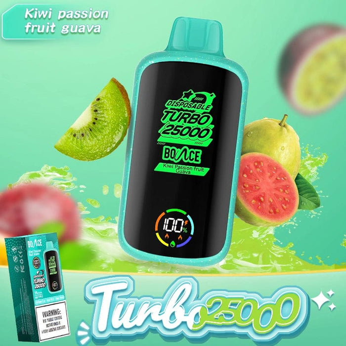 Bounce Turbo 25000 Disposable Vape (5%, 25000 Puffs)