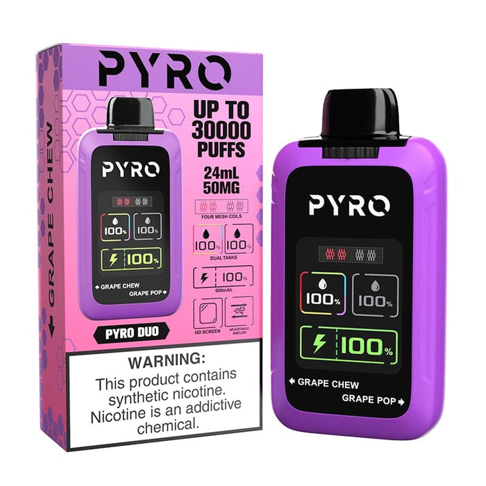 Pyro Duo 30000 Disposable Vape (5%, 30000 Puffs)