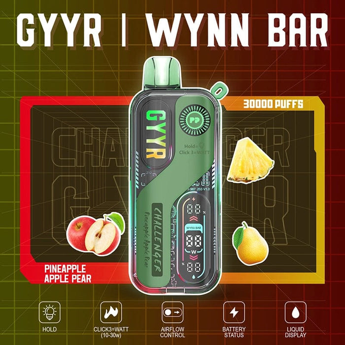 GYYR WYNN Bar Challenger 30K Disposable Vape (5%, 30000 Puffs)