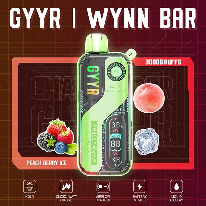 GYYR WYNN Bar Challenger 30K Disposable Vape (5%, 30000 Puffs)