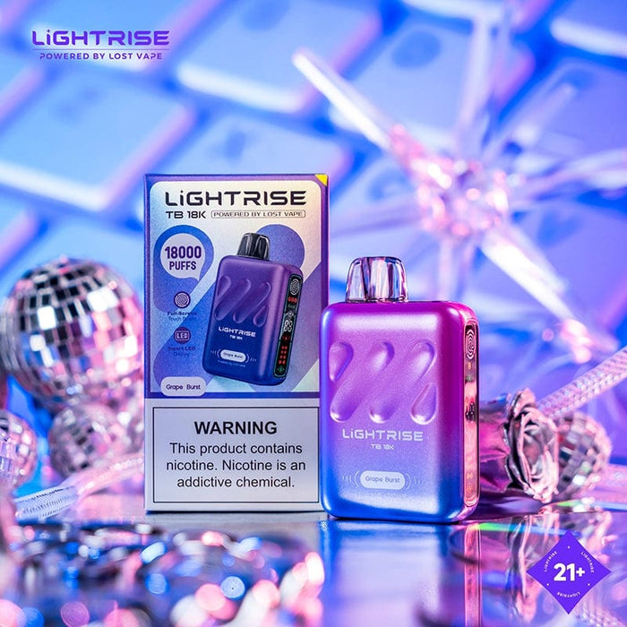 Lost Vape Lightrise TB 18K Disposable Vape (5%, 18000 Puffs)