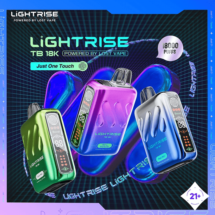 Lost Vape Lightrise TB 18K Disposable Vape (5%, 18000 Puffs)