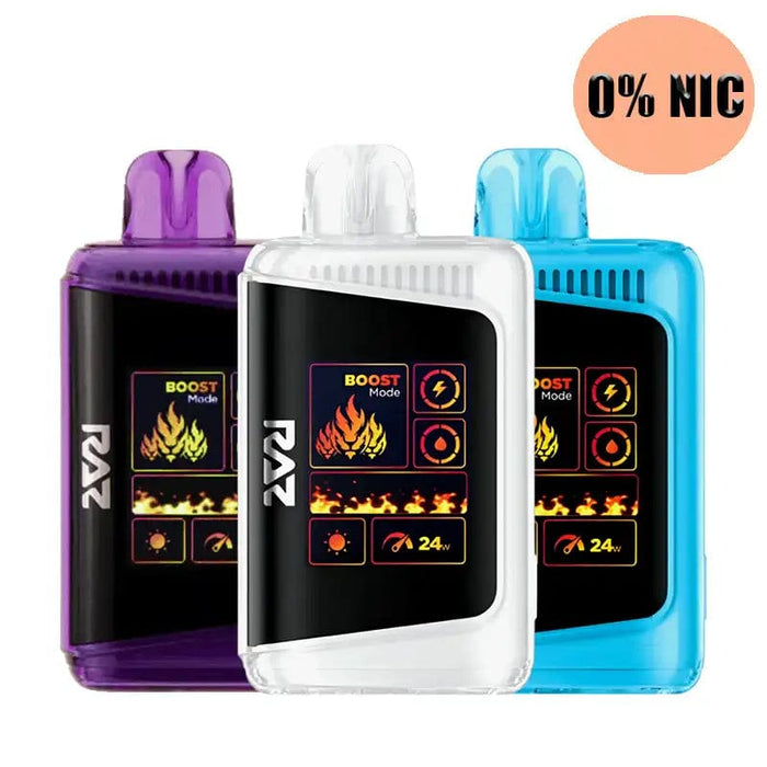 RAZ DC25000 Zero Nicotine Disposable Vape (0%, 25000 Puffs)