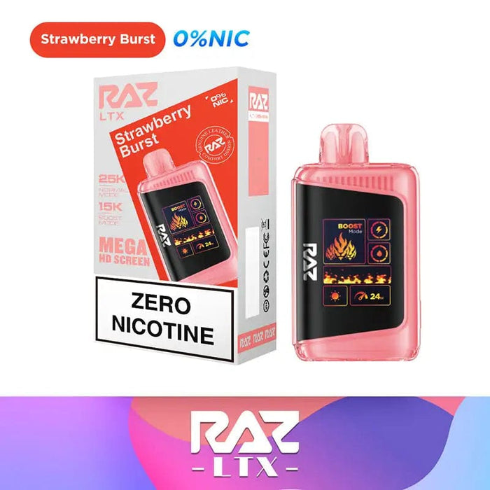 RAZ DC25000 Zero Nicotine Disposable Vape (0%, 25000 Puffs)