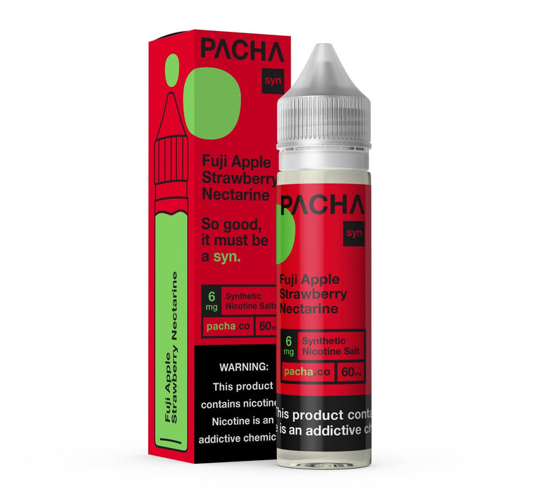 Pacha Syn Fuji Apple Strawberry Nectarine 60ml Vape Juice