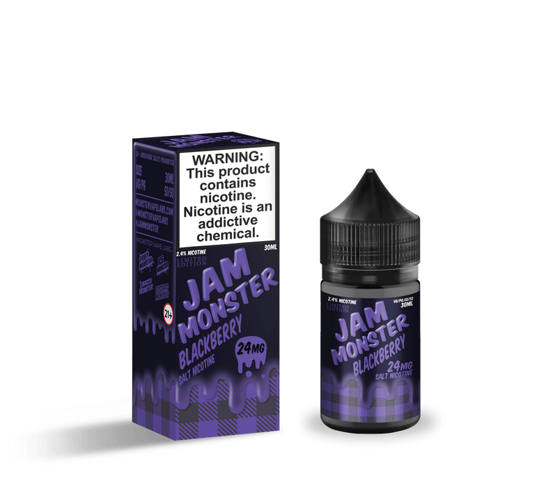 Jam Monster Salts Blackberry 30ml Nic Salt Vape Juice