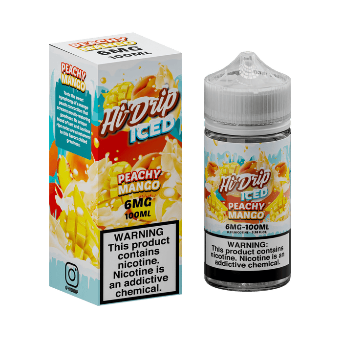 Hi-Drip Iced Peachy Mango 100ml Vape Juice