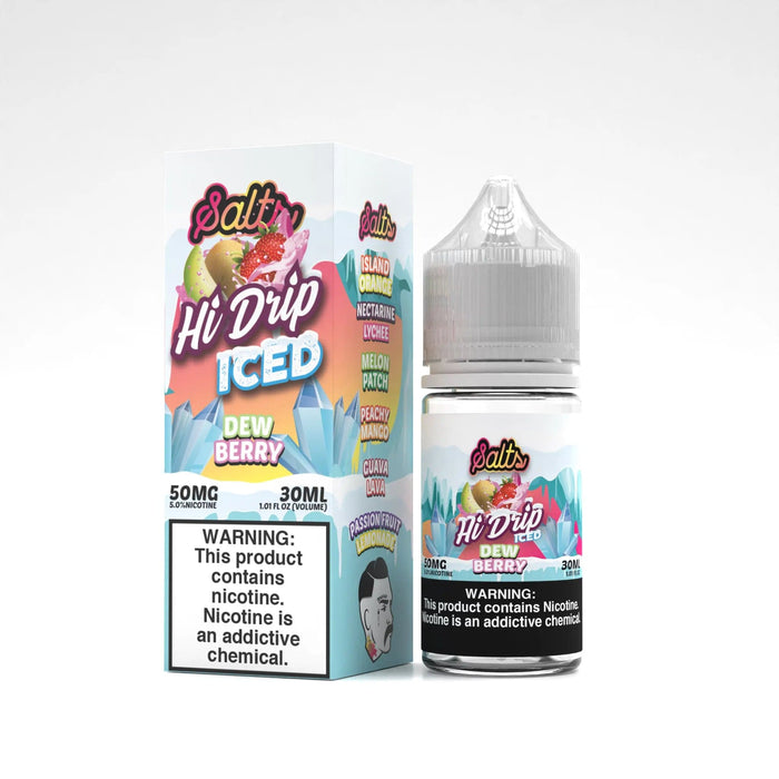 Hi-Drip Salts Iced Dew Berry 30ml Nic Salt Vape Juice