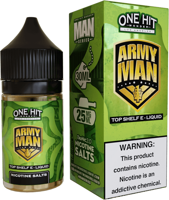 One Hit Wonder Army Man 30ml Nic Salt Vape Juice