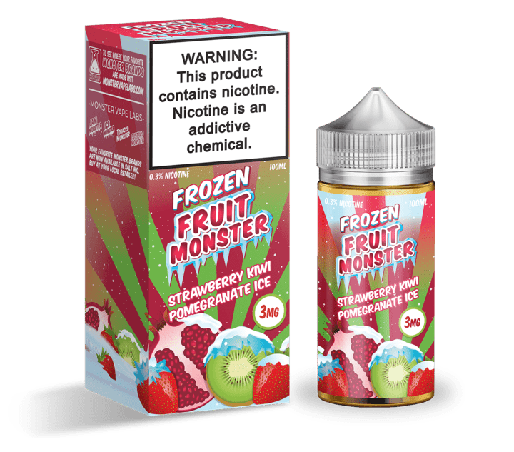 Frozen Fruit Monster Strawberry Kiwi Pomegranate Ice 100ml Vape Juice