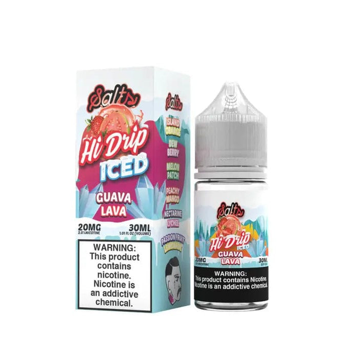 Hi-Drip Salts Iced Guava Lava Vape Juice 30ml