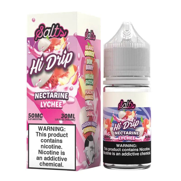 Nectarine Lychee Nic Salt Vape Juice 30ml - Hi Drip