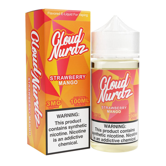 Strawberry Mango 100ml Synthetic Nic Vape Juice - Cloud Nurdz