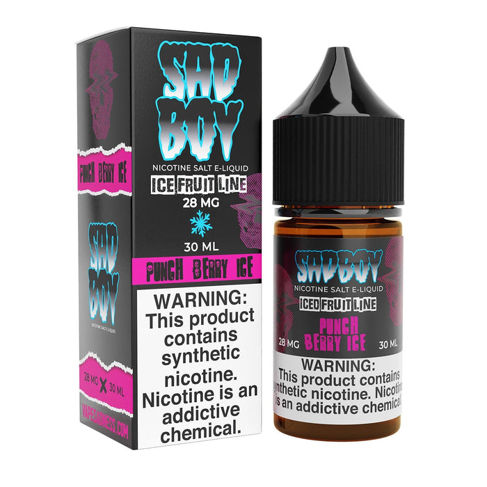 Sadboy Salts Punch Berry Ice 30ml Nic Salt Vape Juice