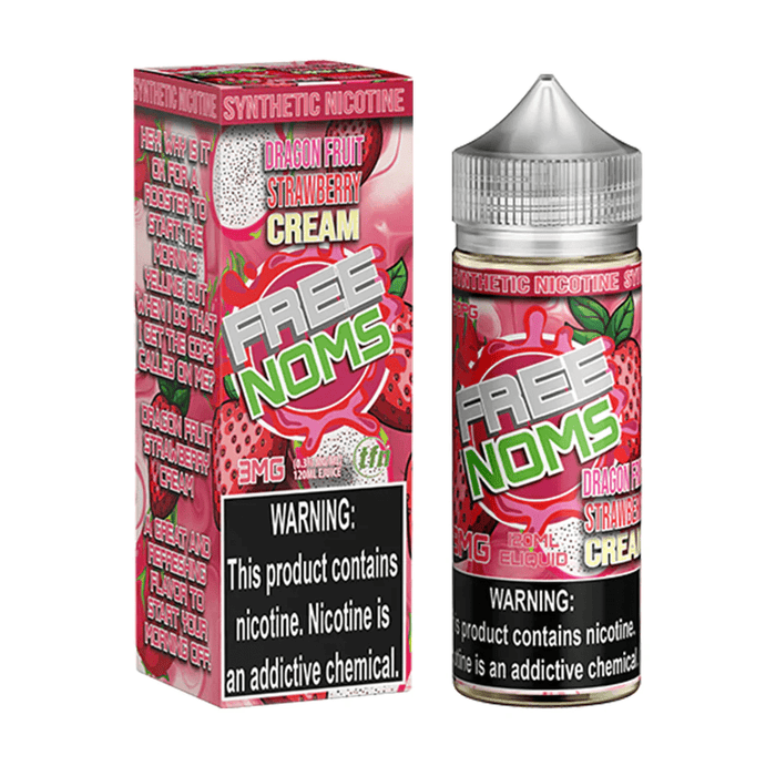 Dragonfruit Strawberry Cream TFN 120ml Vape Juice - Free Noms