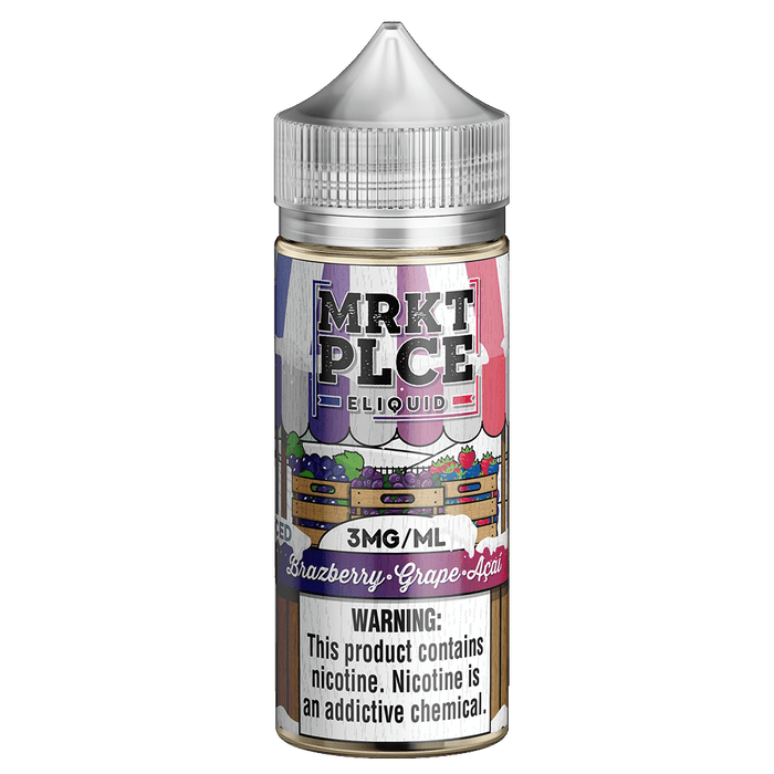 MRKT PLCE Brazzberry Grape Acai Iced 100ml Vape Juice