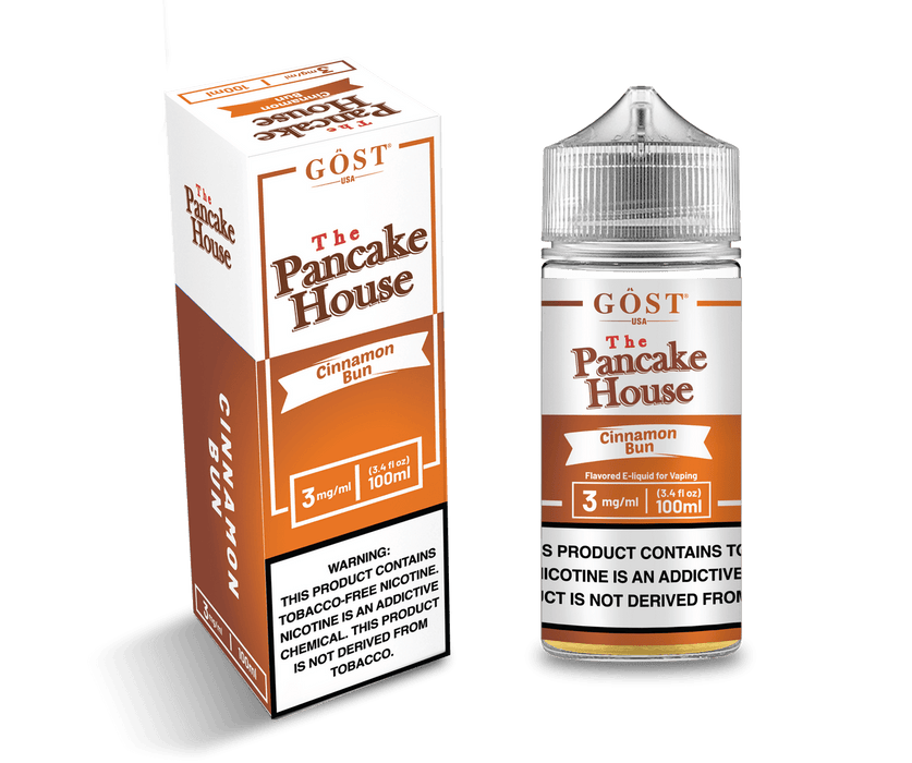 Pancake House Cinnamon Bun 100ml TF Vape Juice