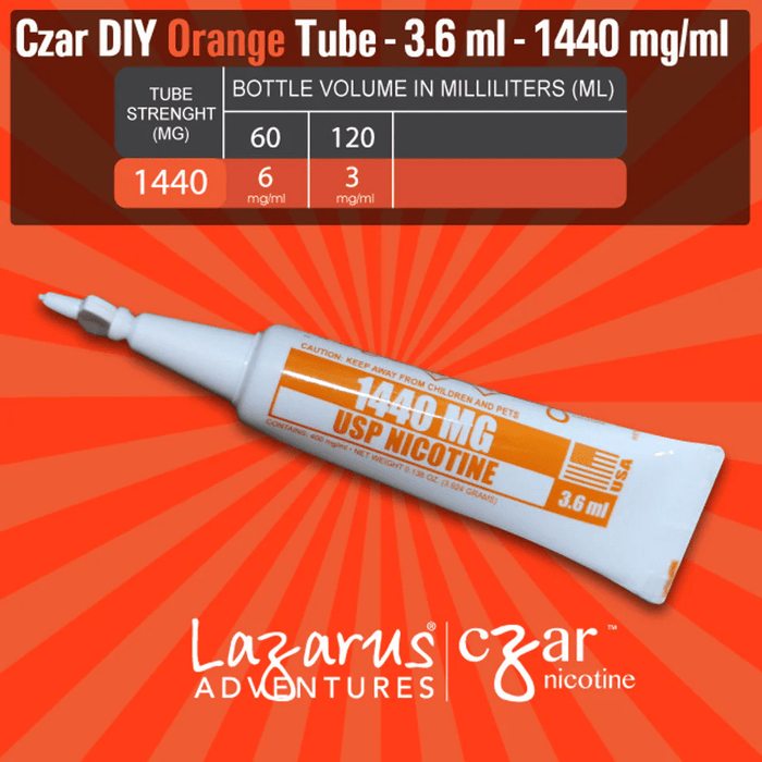 Czar Nicotine Shot Tubes