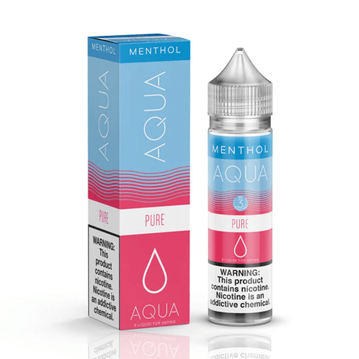 Aqua Synthetic Nicotine Pure Menthol 60ml Vape Juice