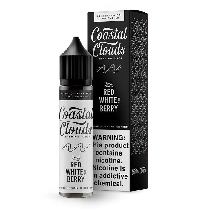 Coastal Clouds Iced Red White Berry Vape Juice 60ml