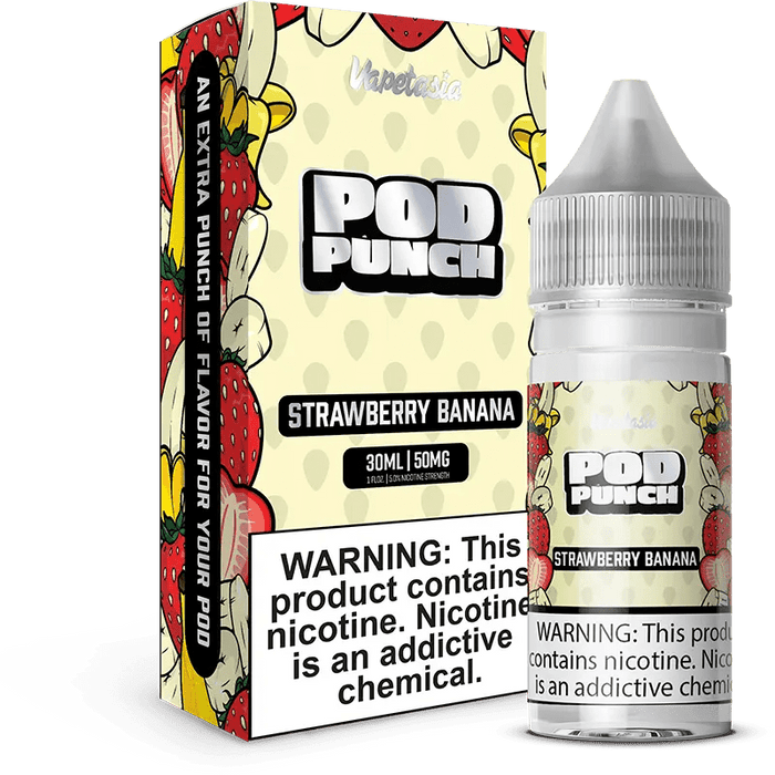 Vapetasia Pod Punch Strawberry Banana Nic Salt Vape Juice 30ml