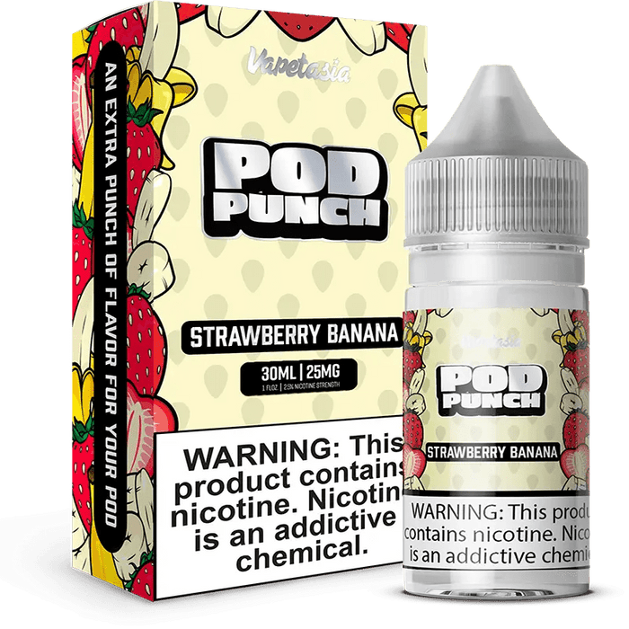 Vapetasia Pod Punch Strawberry Banana Nic Salt Vape Juice 30ml