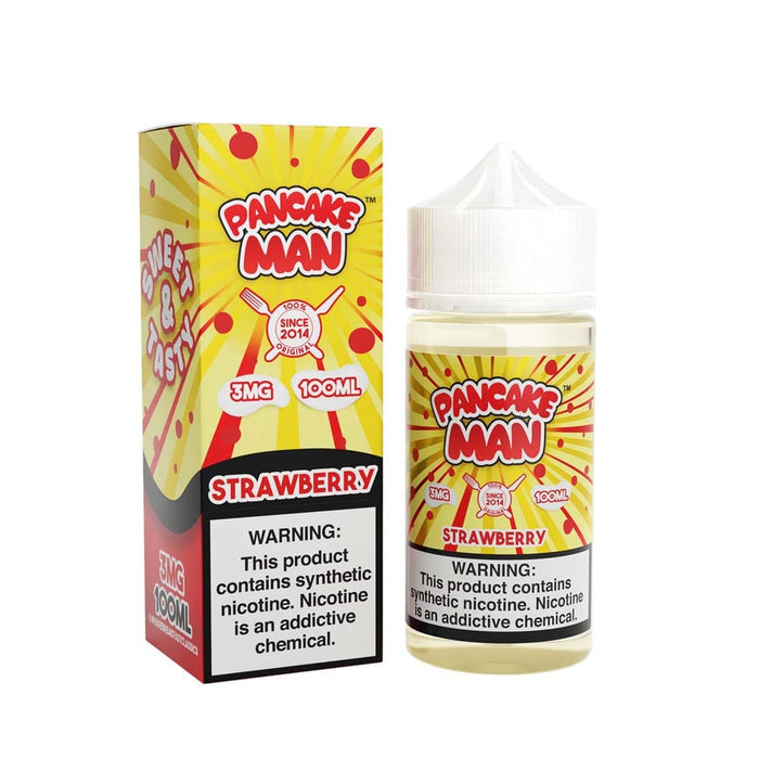 Vape Breakfast Classics Pancake Man Strawberry 100ml Vape Juice