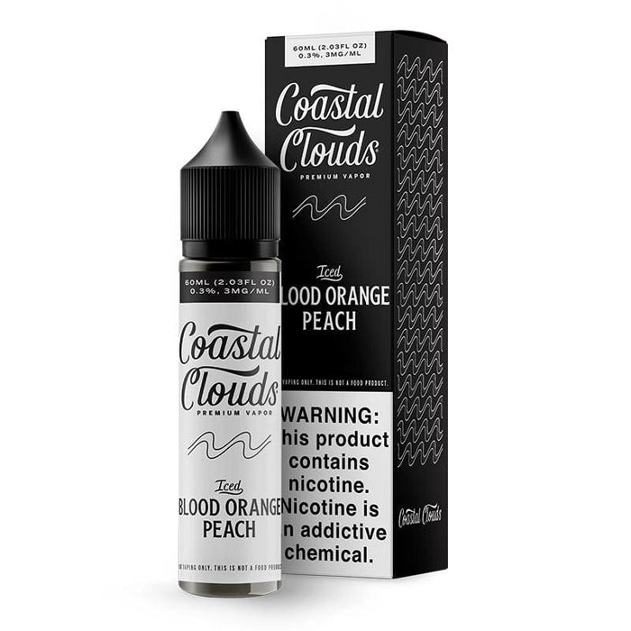 Coastal Clouds ICED Blood Orange Peach Vape Juice 60ml