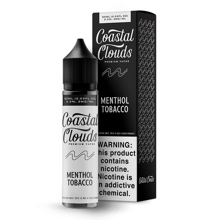 Coastal Clouds Menthol Tobacco Vape Juice 60ml