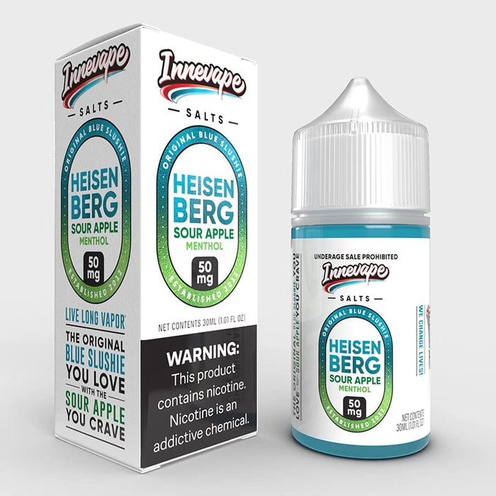 Innevape Heisenberg Sour Apple Menthol Nic Salt Vape Juice 30ml