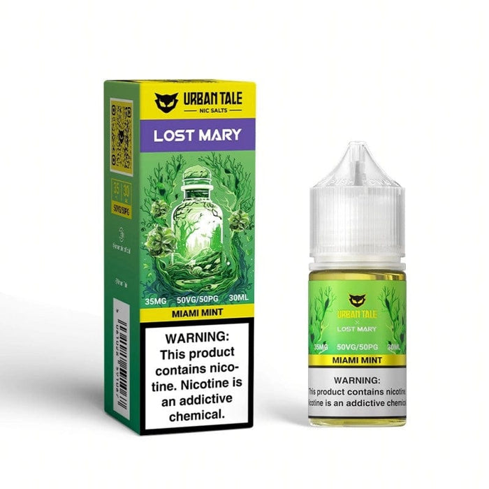 Lost Mary x Urban Tale Miami Mint Nic Salt Vape Juice 30ml